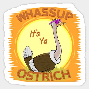 Smooth Ostrich (Female) Sticker